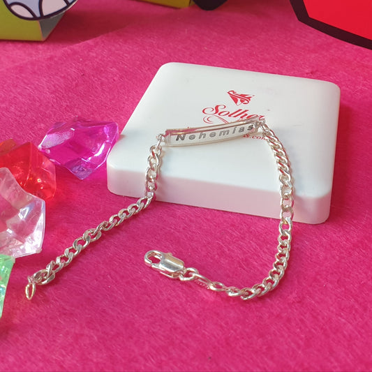 Pulsera para Personalizar Plata.
