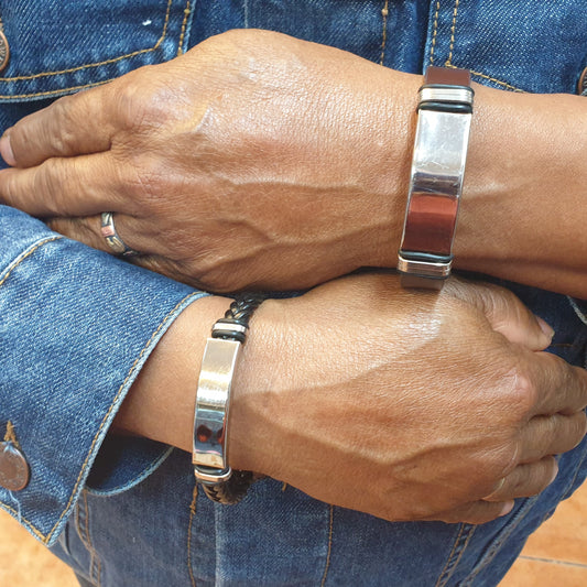 Pulsera Personalizable Acero .