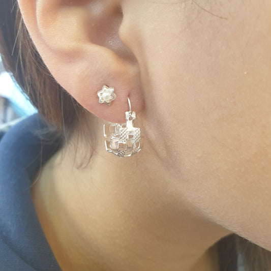 Argolla Mediana cuadricular en B.Plata