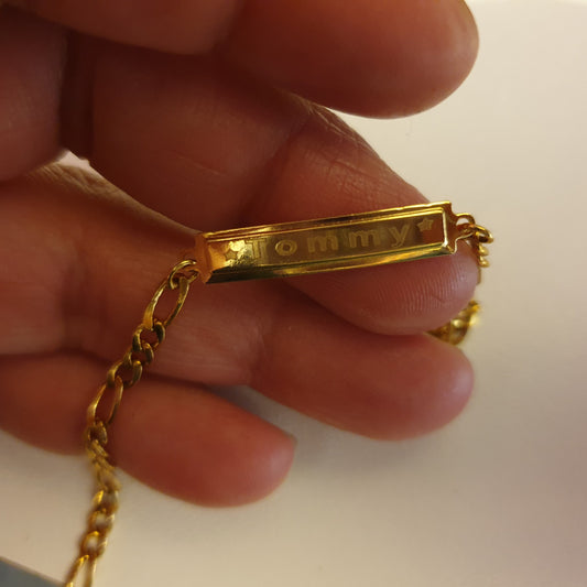 Pulsera Personalizada Gold.