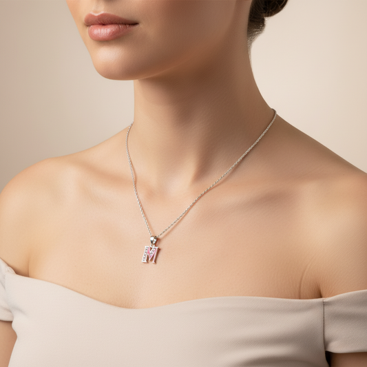 Cadena con Colgante Plata.