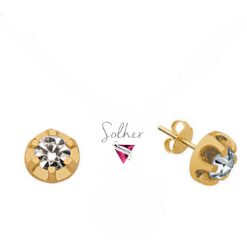 Pendientes con Circonita Amatista