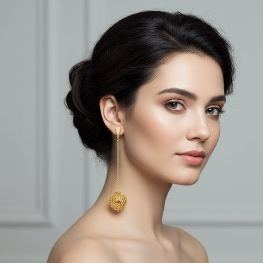 Pendientes Esfera L Gold.