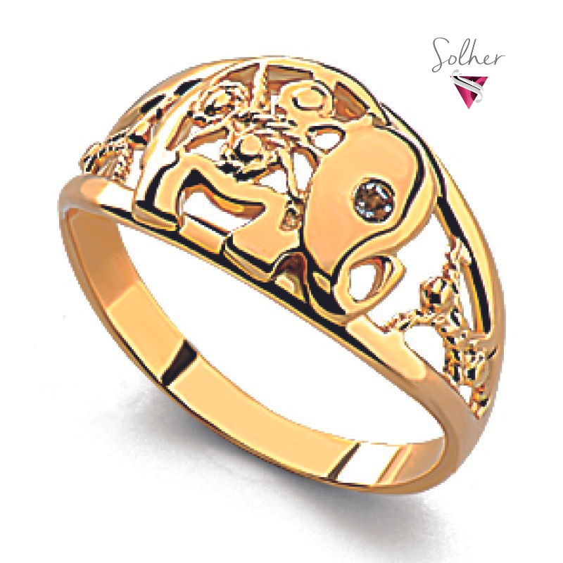 Anillo Elefantes Gold