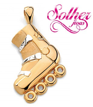 Colgante Patín Gold.