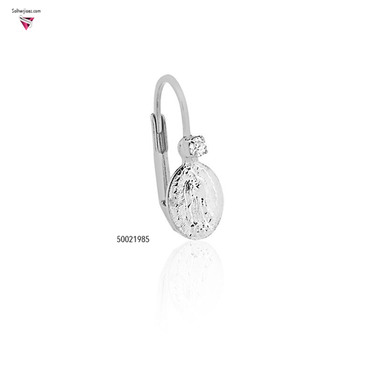 Pendientes Virgen Plata