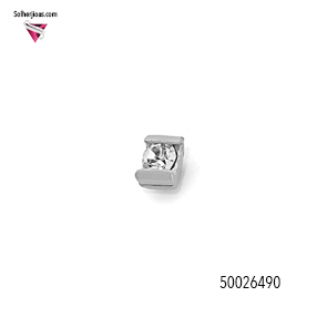 Pendientes Mini con Circonita Plata