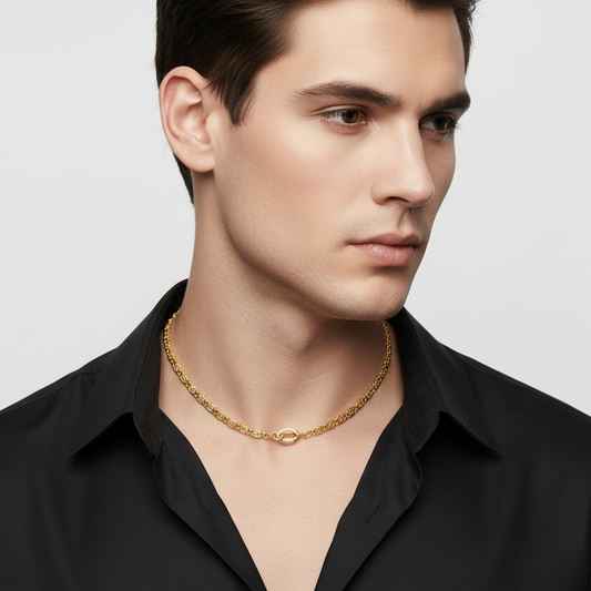 Cadena Tejido Caracol 3,50mm Gold.