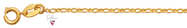 Cadena Tejido Hueca SM Gold