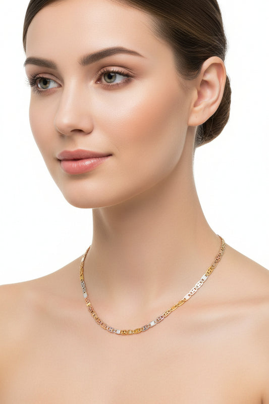 Cadena Ancla M Gold Tres Oro