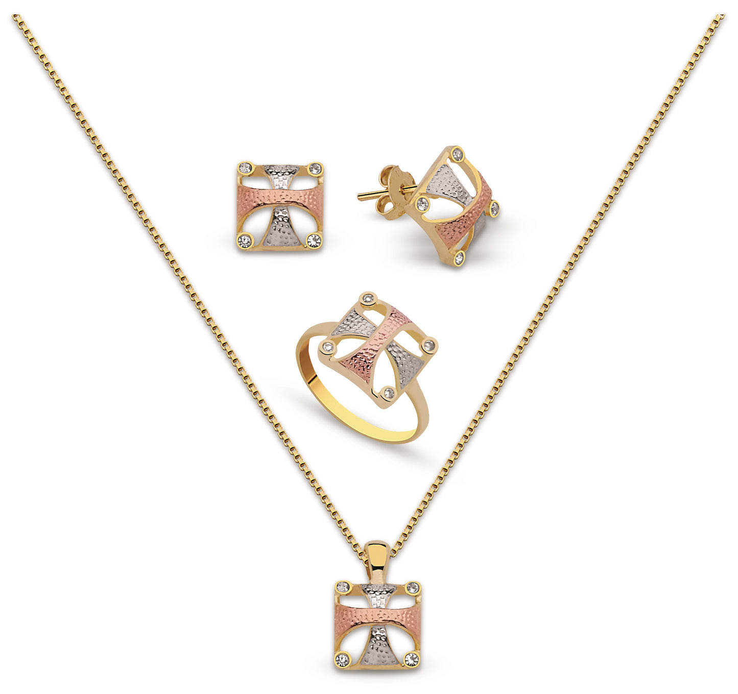 Conjunto Incluye Pendientes, Gargantilla