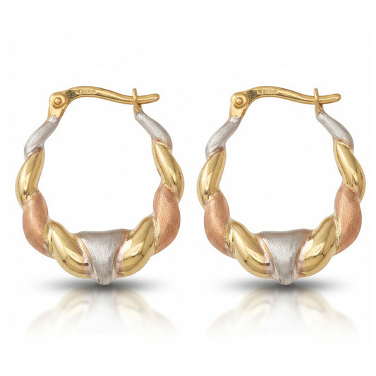 Argolla Tricolor 100% Oro de 18 kt.