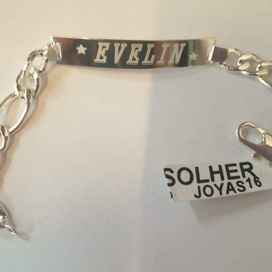 Pulsera Personalizado Silver