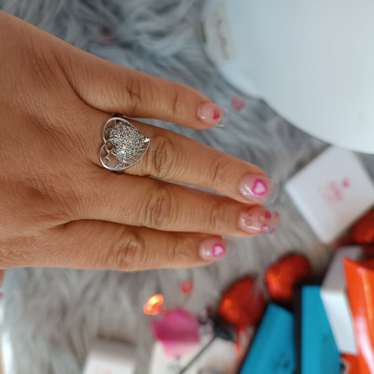 Anillo Corazón plata