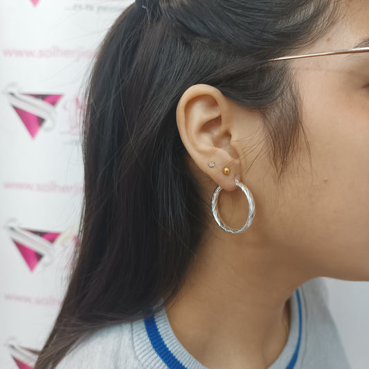 Argollas zitzac T.L Plata