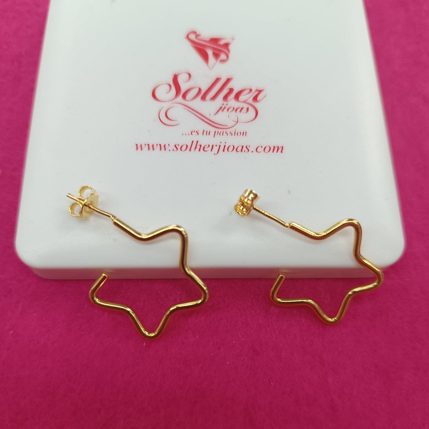 Argollas Estrella ⭐ Gold