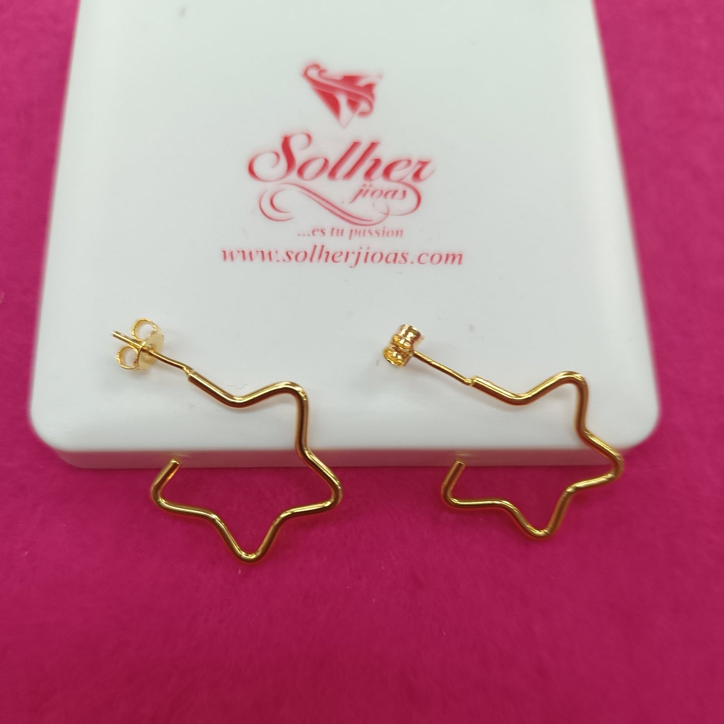Argollas Estrella ⭐ Gold