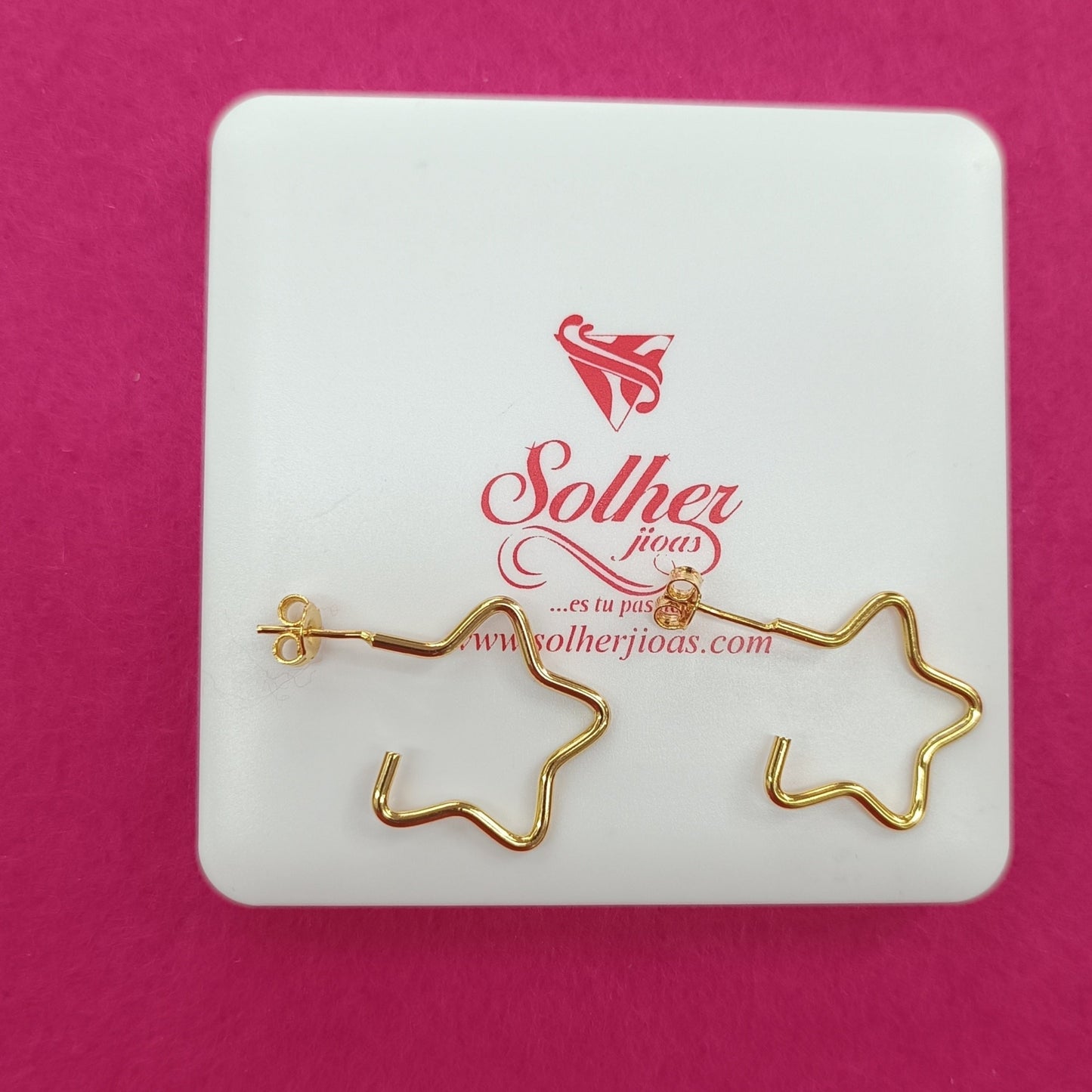 Argollas Estrella ⭐ Gold