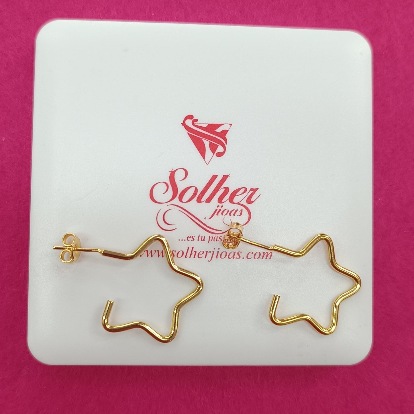 Argollas Estrella ⭐ Gold