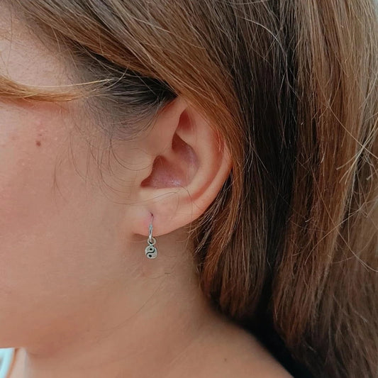 Argollas con Aletorio ☯️ Yin Yang Plata