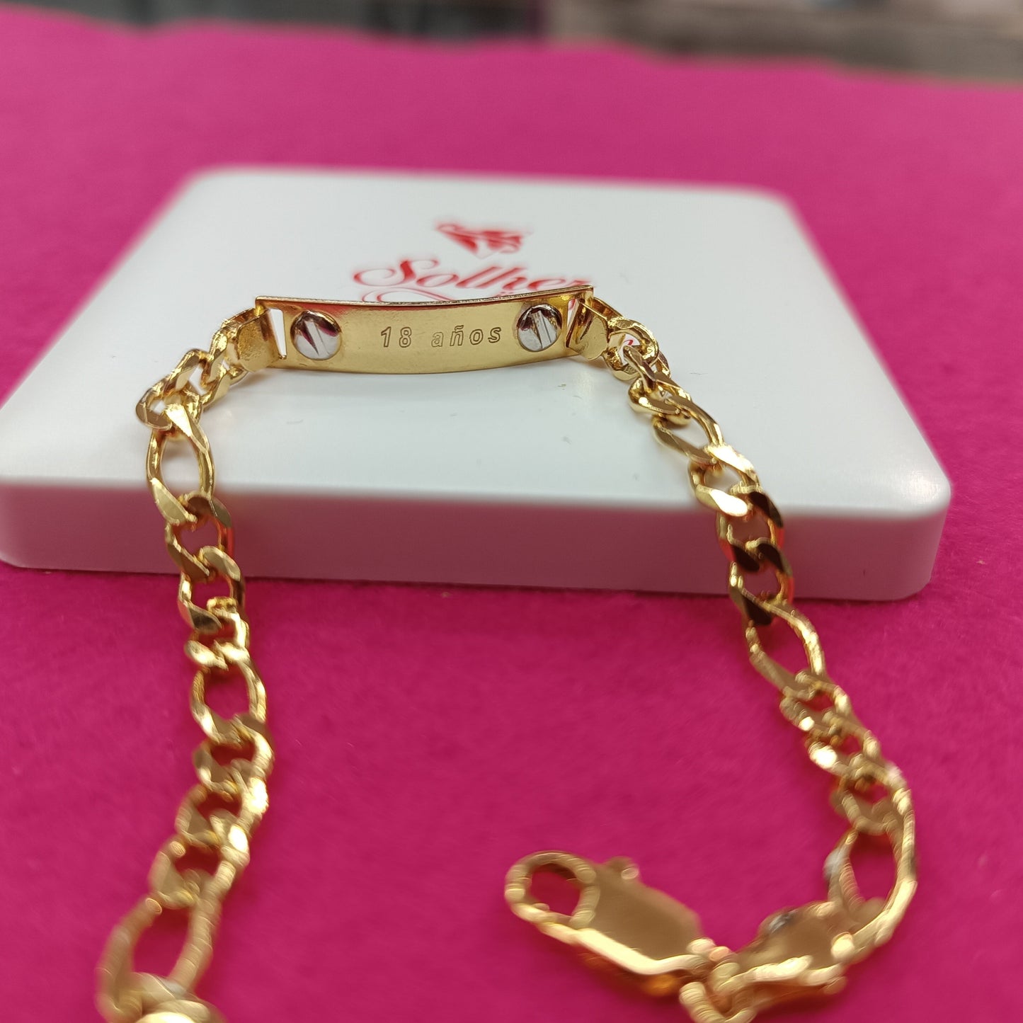 Pulsera 18 años gold