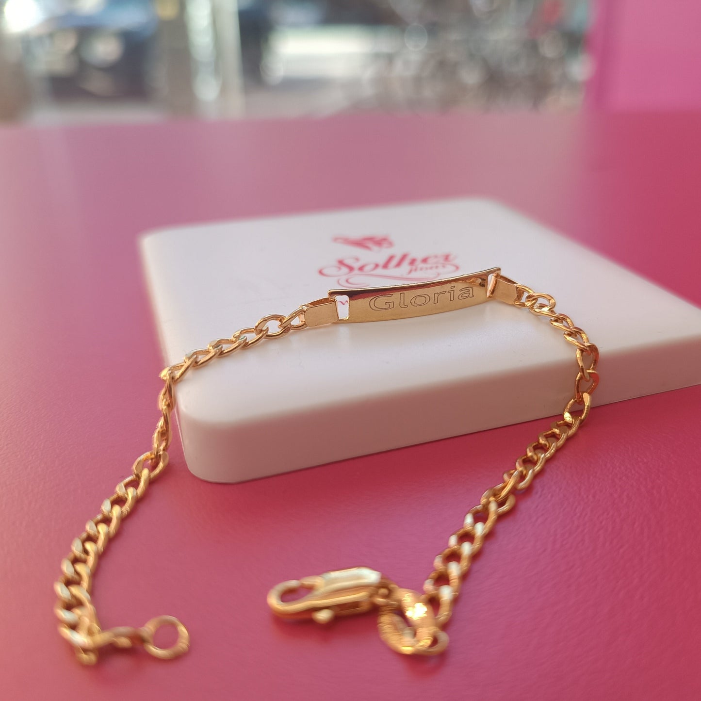 Pulsera personalizado gold