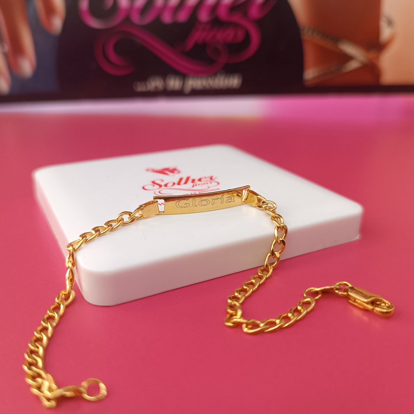 Pulsera personalizado gold