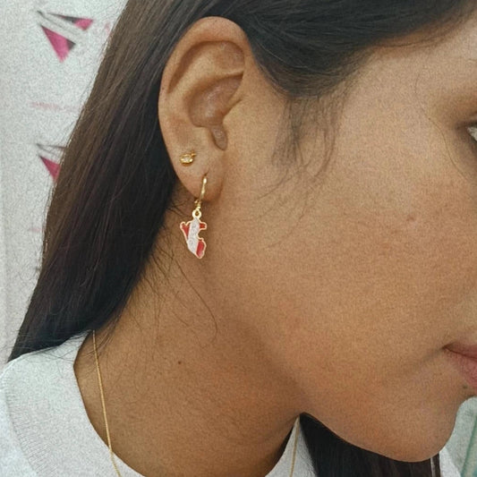 Pendientes Perù cierre Aro Gold.