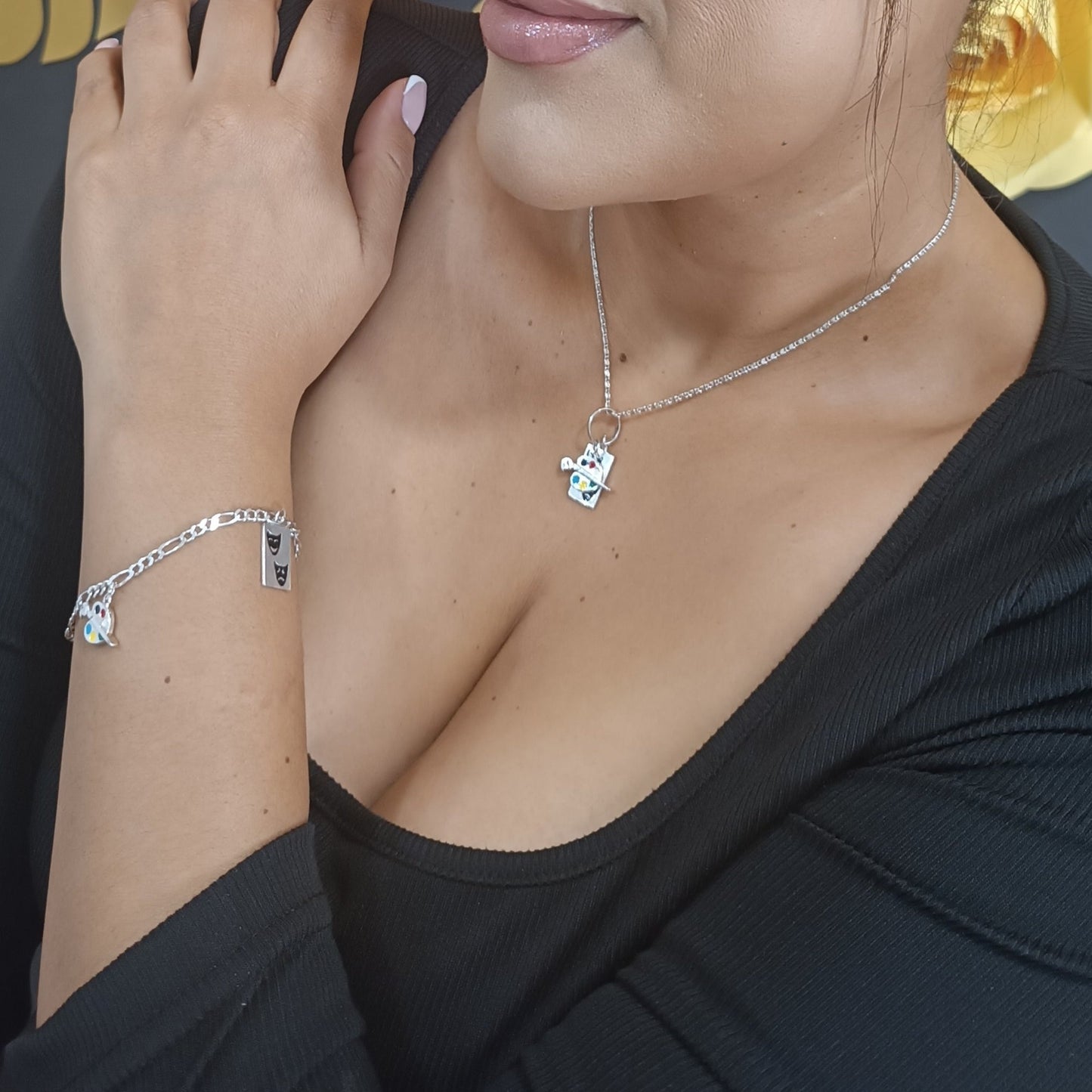 Gargantilla Maquilladores Plata