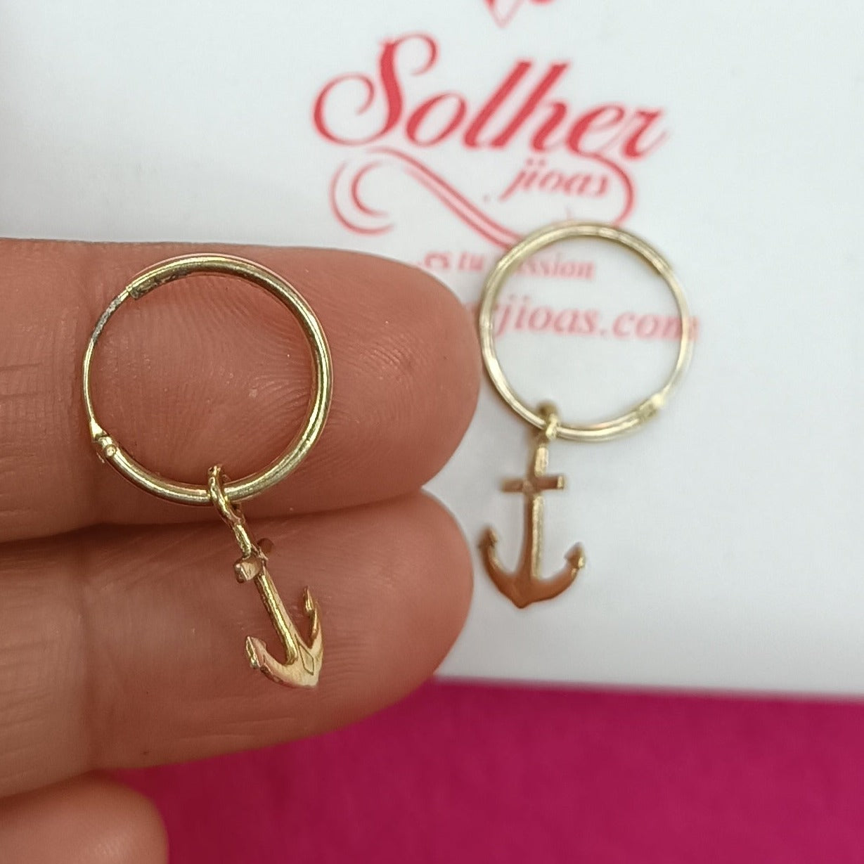 Argollas ⚓ Ancla Gold