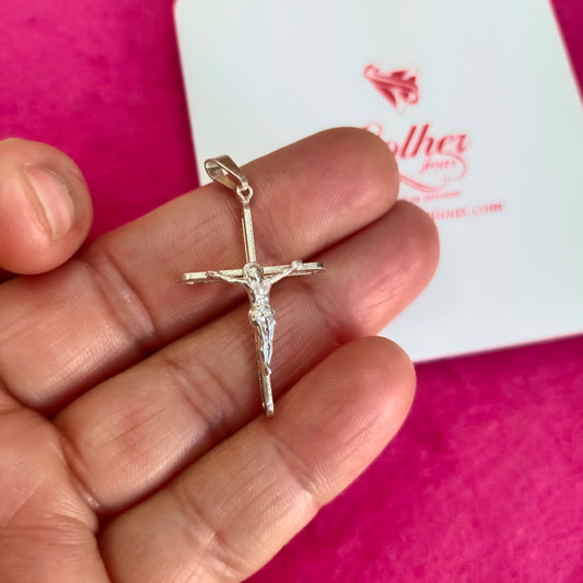 Colgante Crucifijo M Plata
