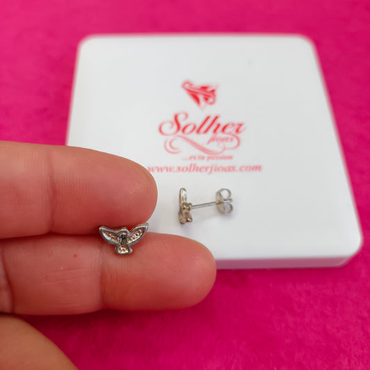 Pendientes Paloma Simbología del Espíritu Santo Plata
