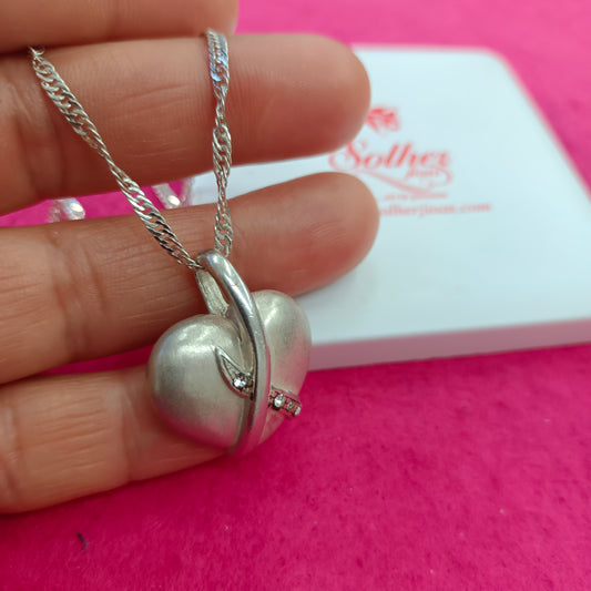 Gargantilla Madre de corazón ❤️ Plata