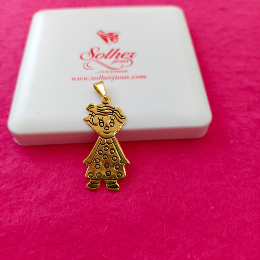 Colgante Niña Personalizado GOLD