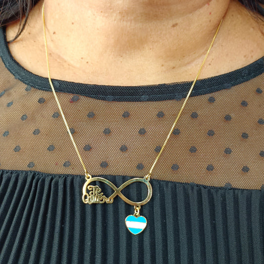 Collar infinito ♾️ Como te quiero El Salvador Gold.