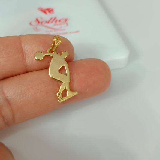 Colgante basquetbolista 🤾 GOLD.