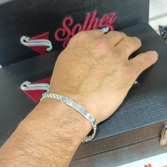 Pulsera para Personalizar Plata Tejido Chino.