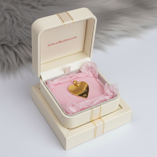 Colgante Corazón ❤️ para personalizar Gold.