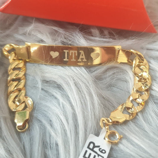 Pulsera Personalizado Gold.