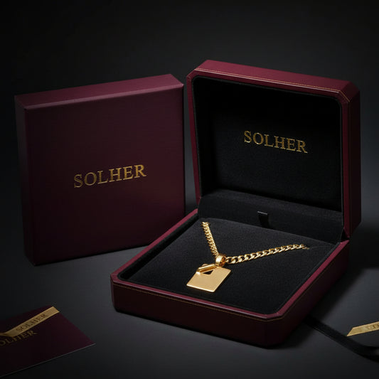 Cadena con Colgante Pergamino Gold.