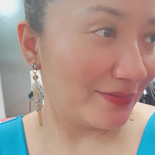 Pendientes Liria Gold