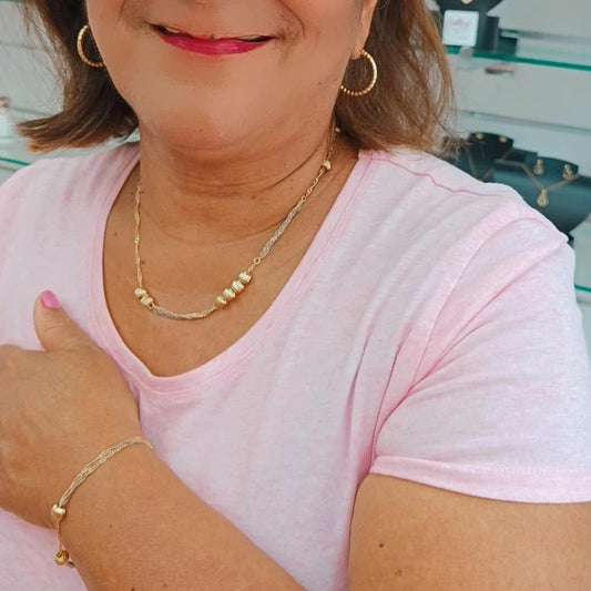 Gargantilla 3 esferas