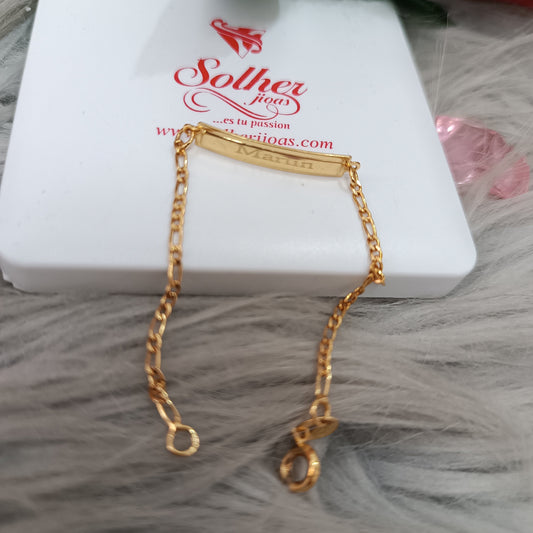 Pulsera Personalizado Gold.