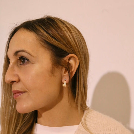 Pendientes Corazon relive de Amor