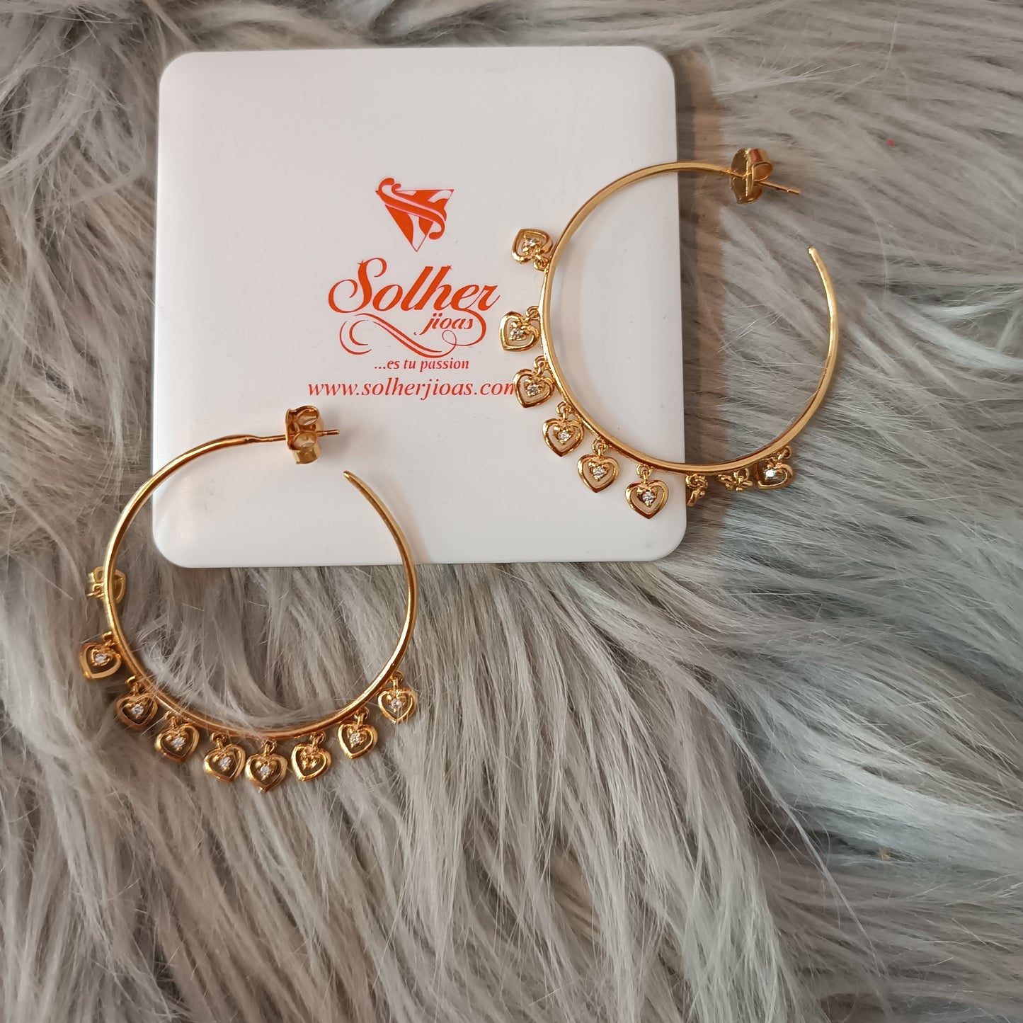 Argollas corazónes aletorios