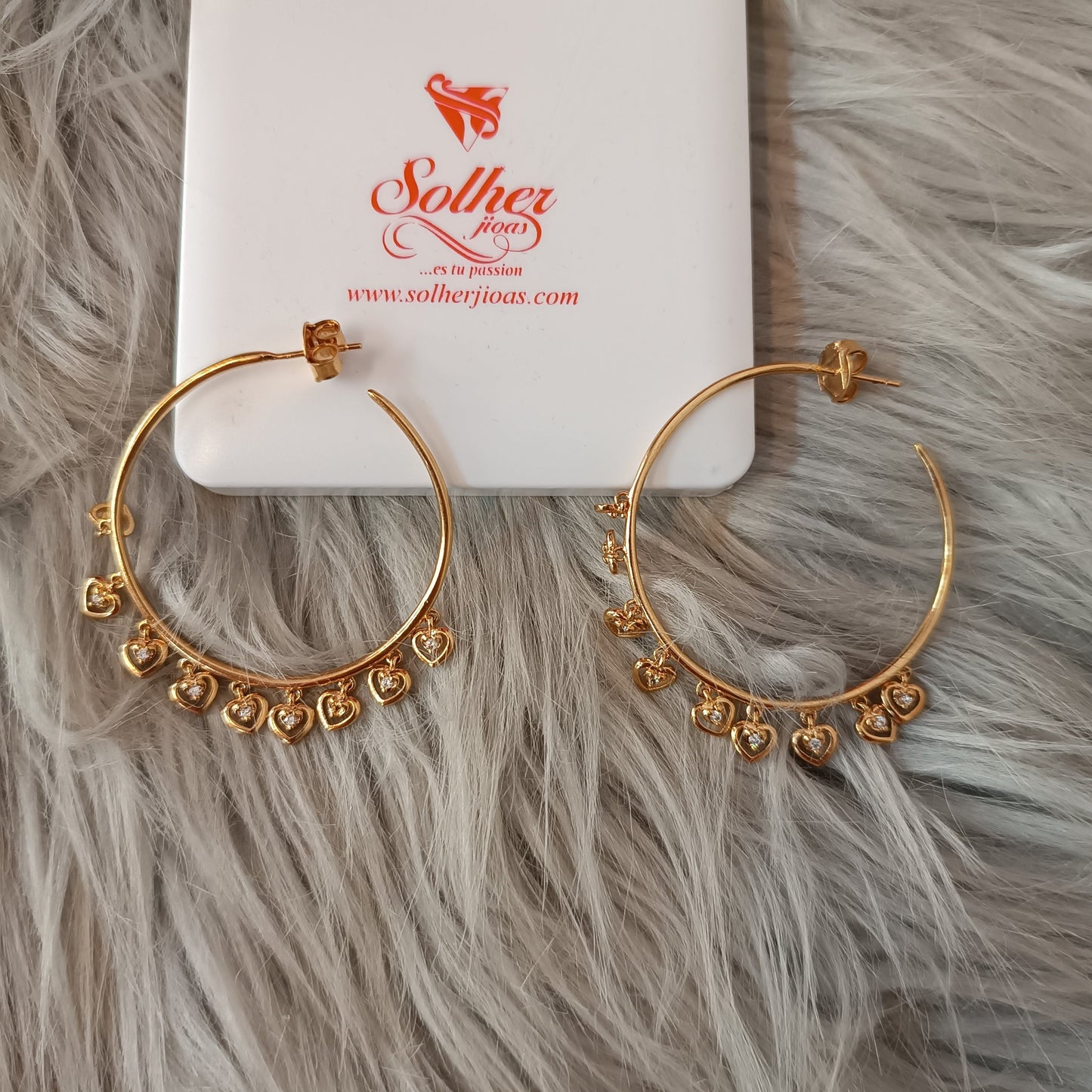 Argollas corazónes aletorios