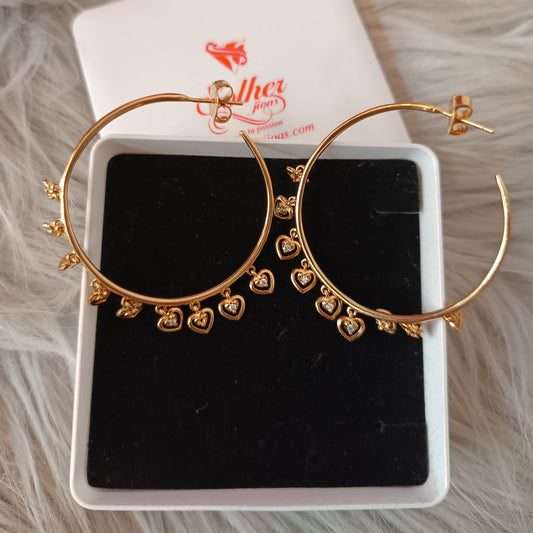 Argollas corazónes aletorios