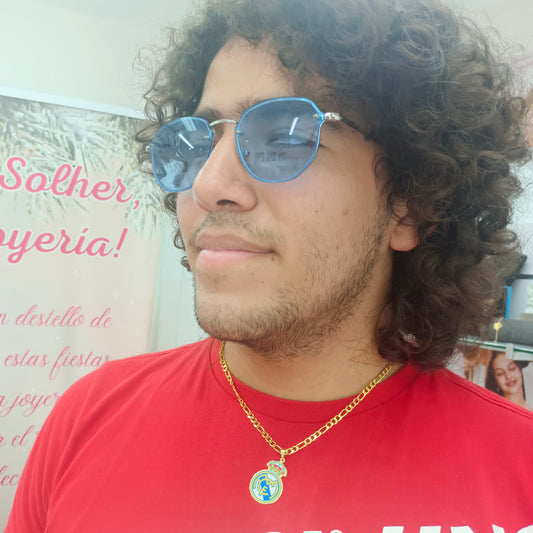 Cadena ⛓️ con colgante Real Madrid Gold