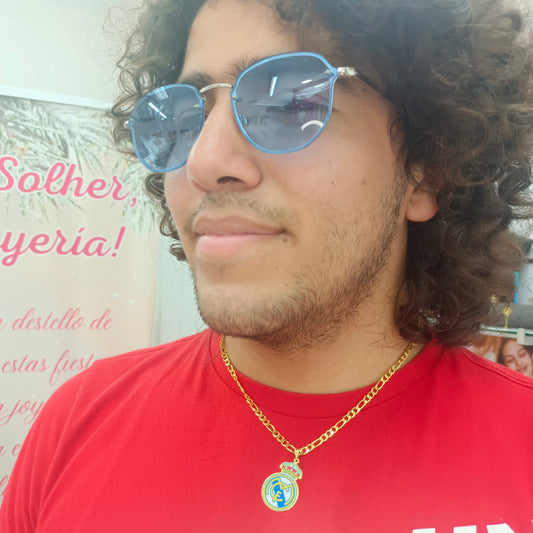 Cadena ⛓️ con colgante Real Madrid Gold