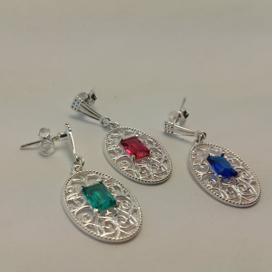 Pendientes Plata.